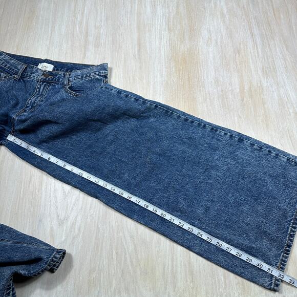 BDG Urban Outfitters A-Wide High Rise Wide Leg Casual Blue Denim Y2K Jeans 31 - Picture 5 of 16